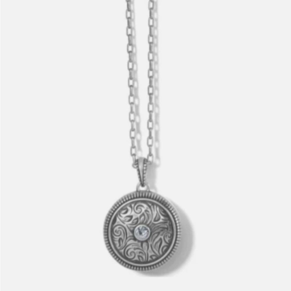 Brighton Romanza Round Locket necklace, new without tags